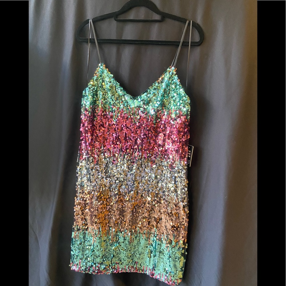 Express Medium sequin cocktail dress